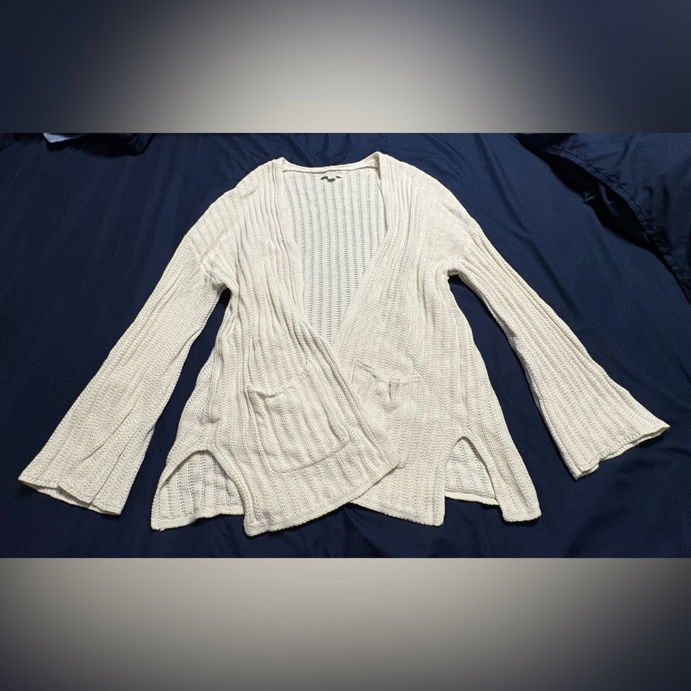 White Knit Cardigan